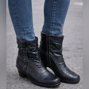 Jasmin women’s low heeled ankle boots 10 wide